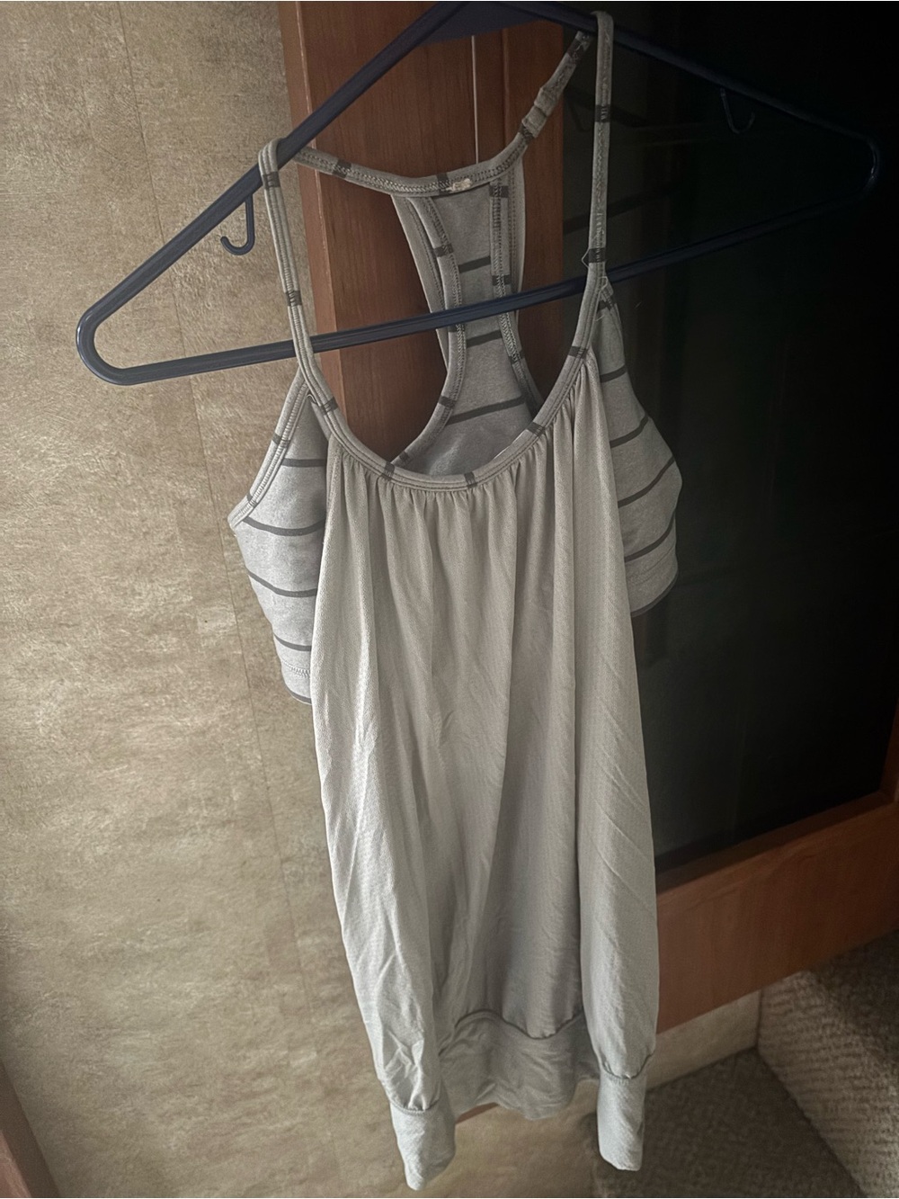 Light Gray Lulu Lemon Tank Top